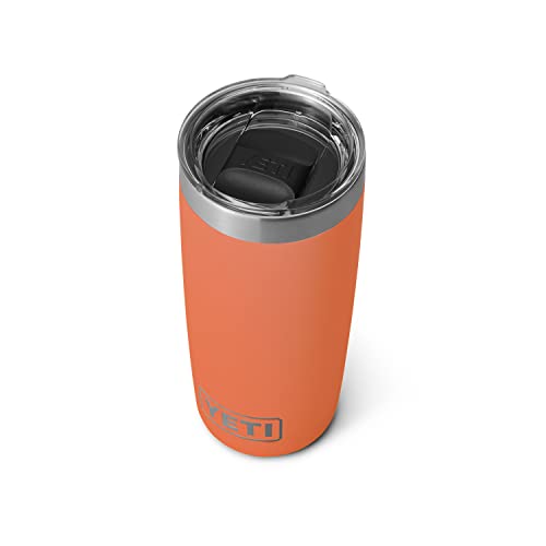 YETI Rambler 10 oz Tumbler, Stainless Steel, Vacuum Insulated with MagSlider Lid, Firefly Yellow