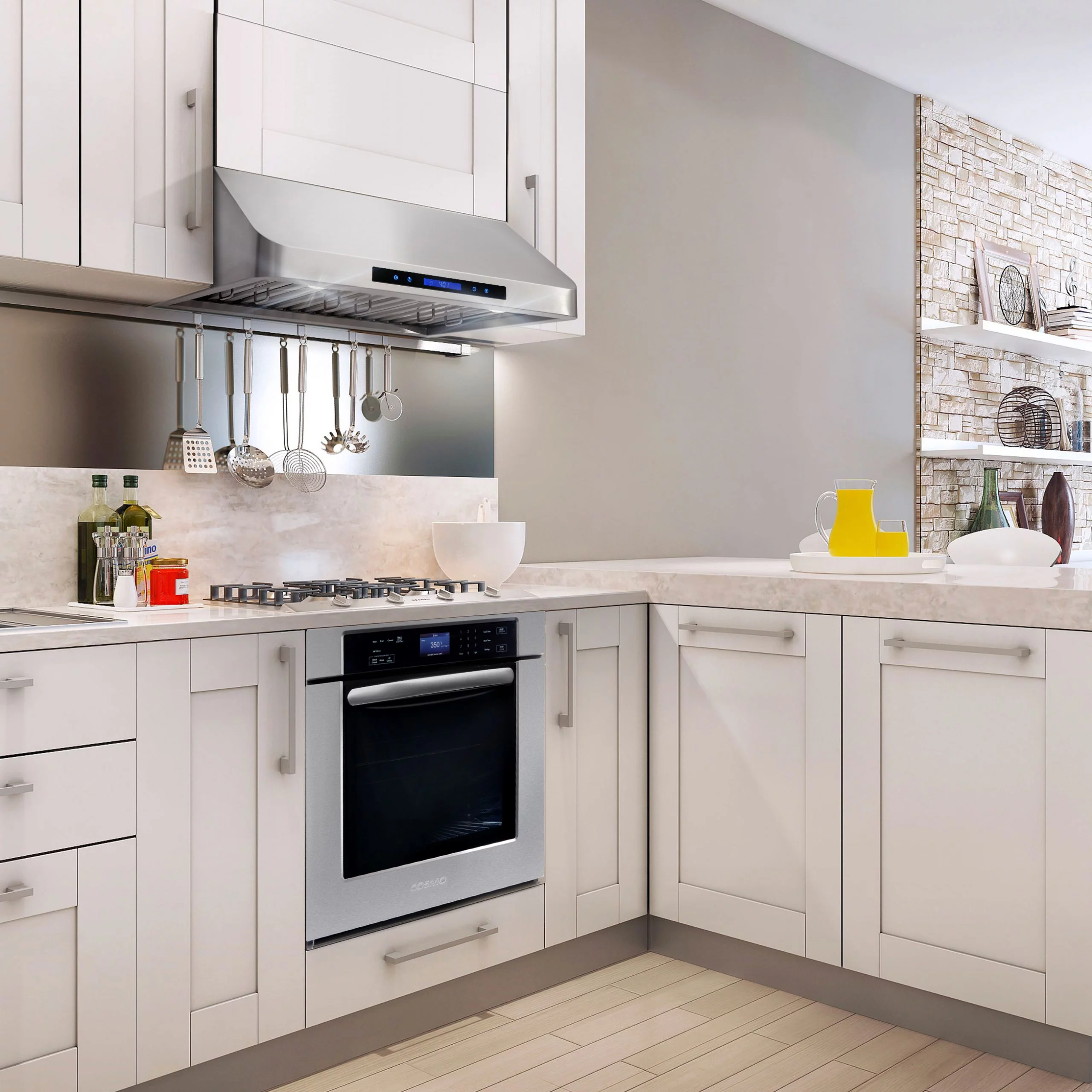 Cosmo 2 Piece Kitchen Appliance Packages with 30