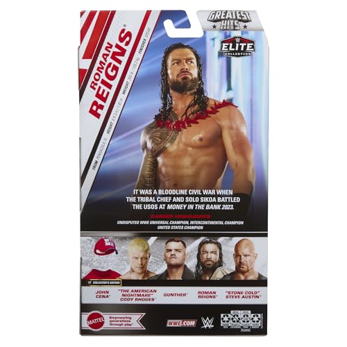 WWE Roman Reigns Elite Greatest Hits 8 Toy Wrestling Action Figure