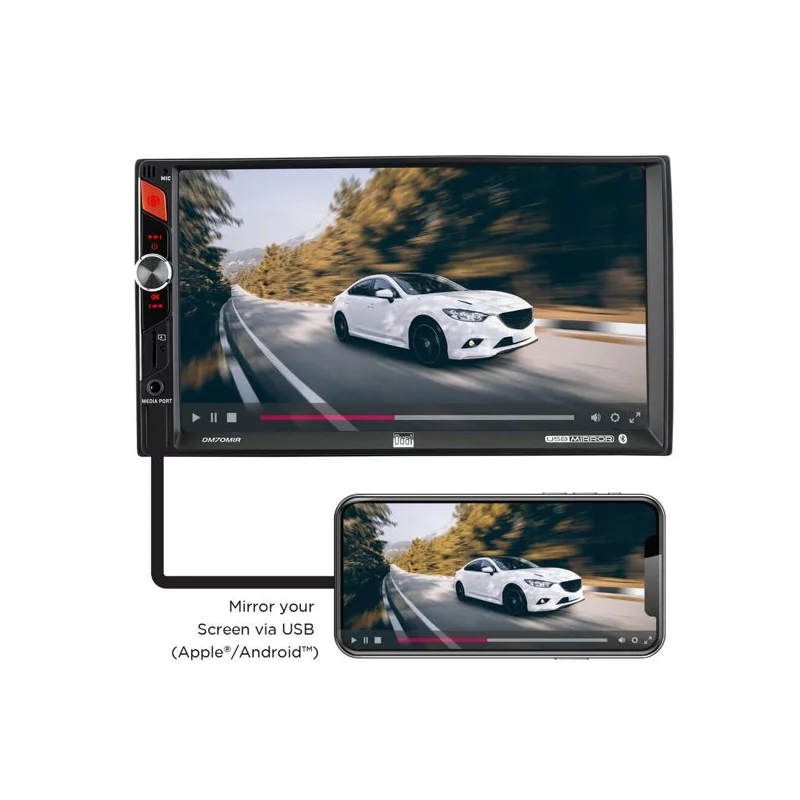 Dual  DM70MIR-Bundle Dual DM70MIR 2-DIN 7