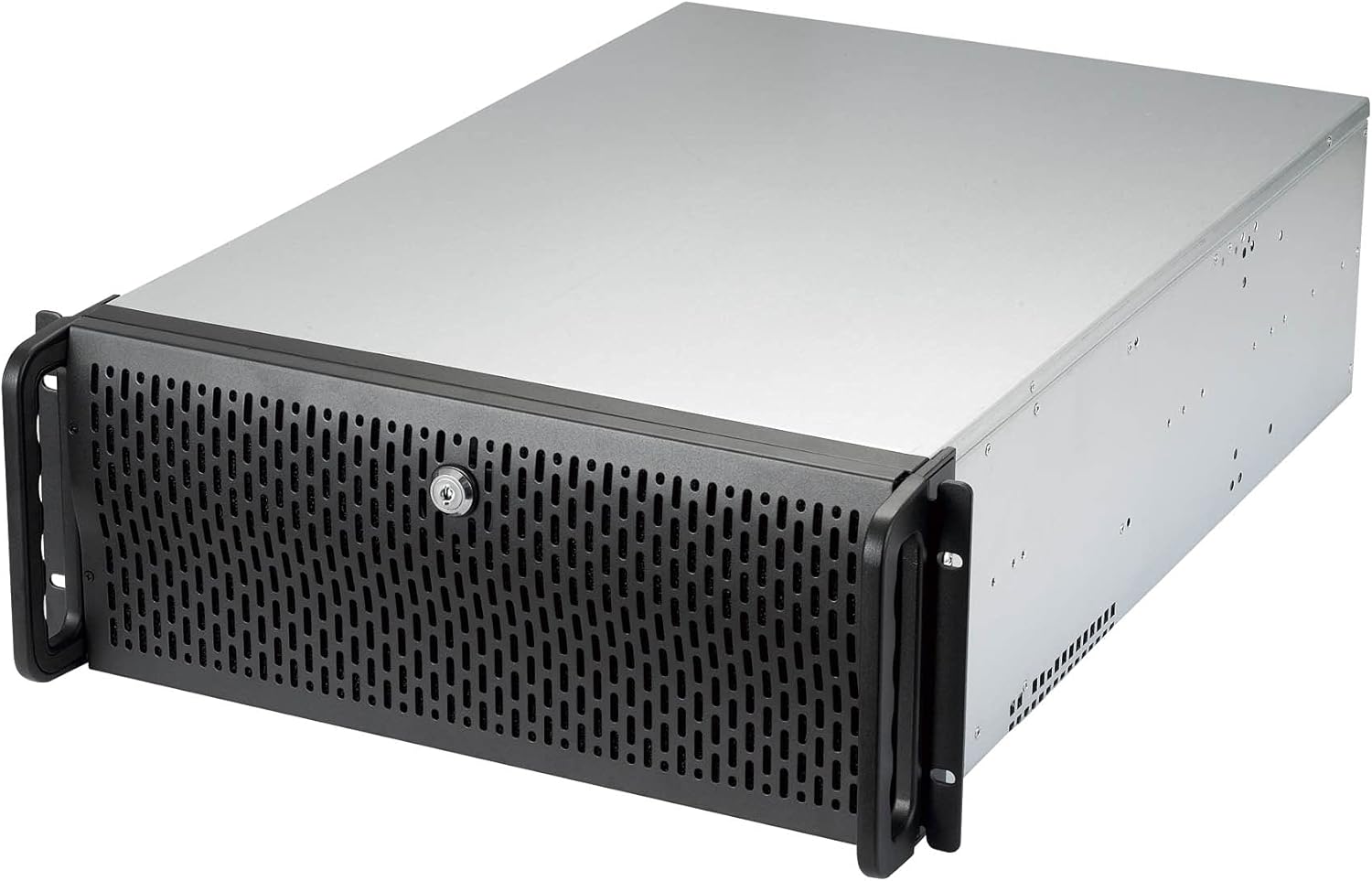 Rosewill 4U Server Chassis 11 Bay Server Case 8X 3.5 + 3X 5.25 HDD, E-ATX, Rackmount Server Case, Include Front 5X 120mm Fans Rear 2X 80mm Fans Metal Rack Mount Computer Case 25 Deep, RSV-L4000U