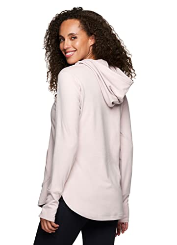 RBX Active Women's Fashion Yoga Lightweight Long Sleeve Pullover Hoodie Top