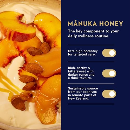 Manuka Health UMF 13+/MGO 400+ Manuka Honey (250g/8.8oz), Superfood, Authentic Raw Honey from New Zealand