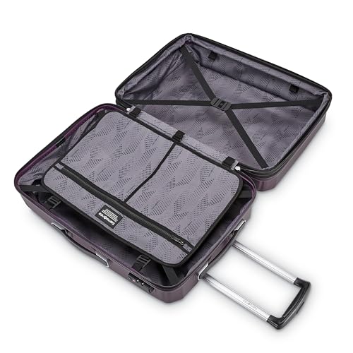 Samsonite Winfield 3 DLX Hardside Expandable Luggage with Spinners, Silver, Carry-On 20-Inch