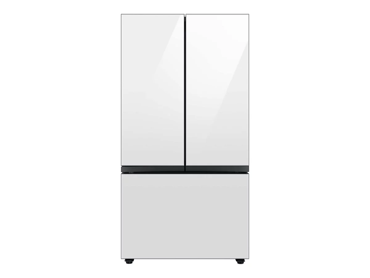Samsung Bespoke 3-Door French Door Refrigerator (30 cu. ft.) with Customizable Door Panel Colors and Beverage Center RF30BB660012