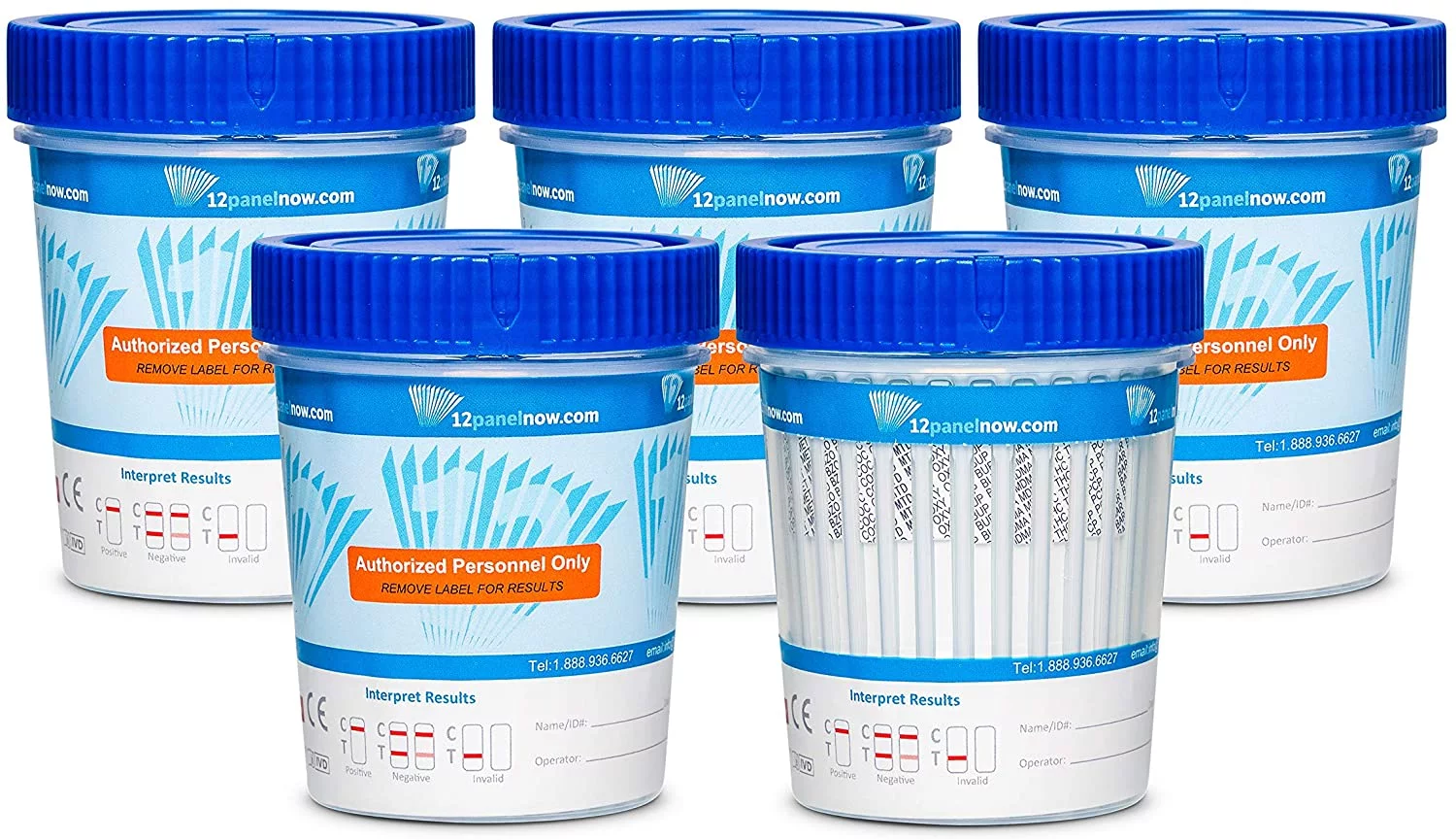 12panelnow.com 12 Panel Multi-Drug Urine Test Cup with PCP Detection [10 Pack]