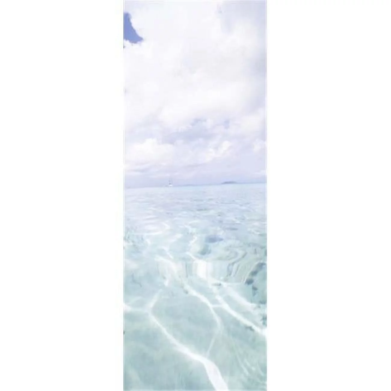 Rippled pattern on blue water surface  Cinnamon Bay  St. John  US Virgin Islands Poster Print by  - 12 x 36