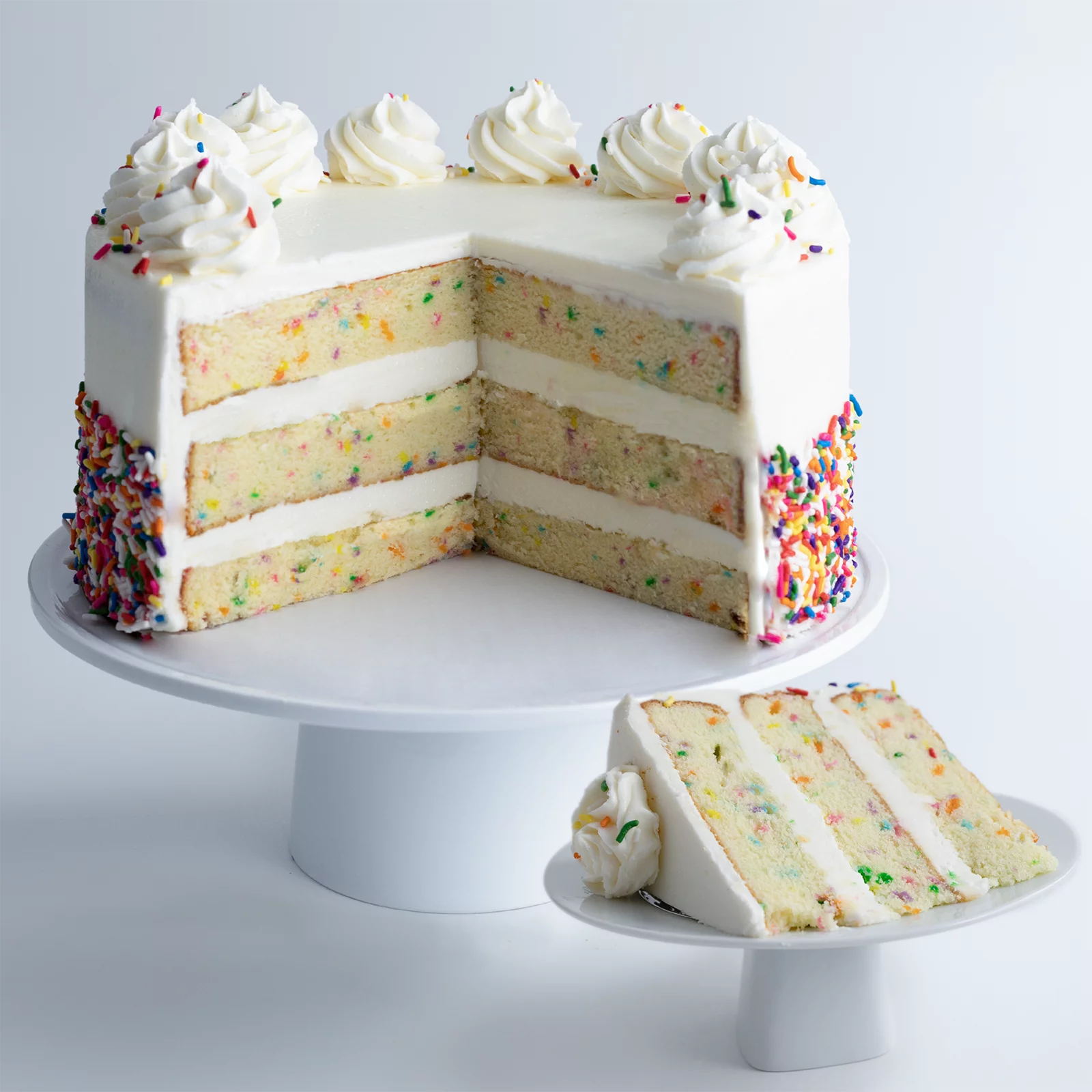Carlo’s Bakery Cake Boss Vanilla Confetti Cake, Large 10” Size - Serves 18 to 24 - Birthday Cakes and Treats for Delivery - Baked Fresh Daily, Delivered Frozen in Dry Ice