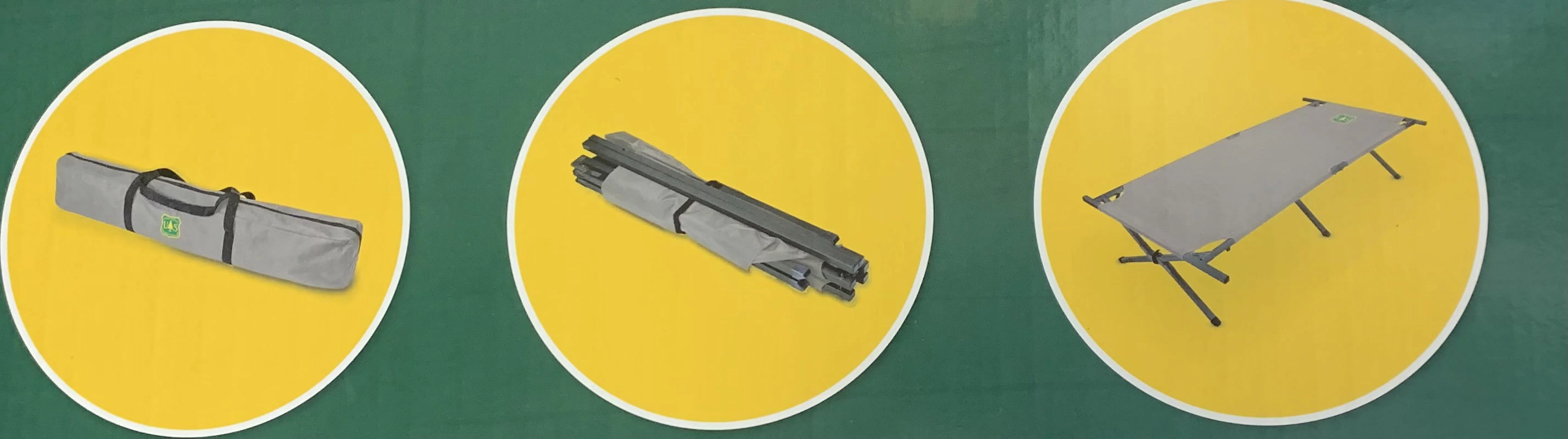 Cascade Mountain USDA Forest Service Camping Cot, Gray - 78.7