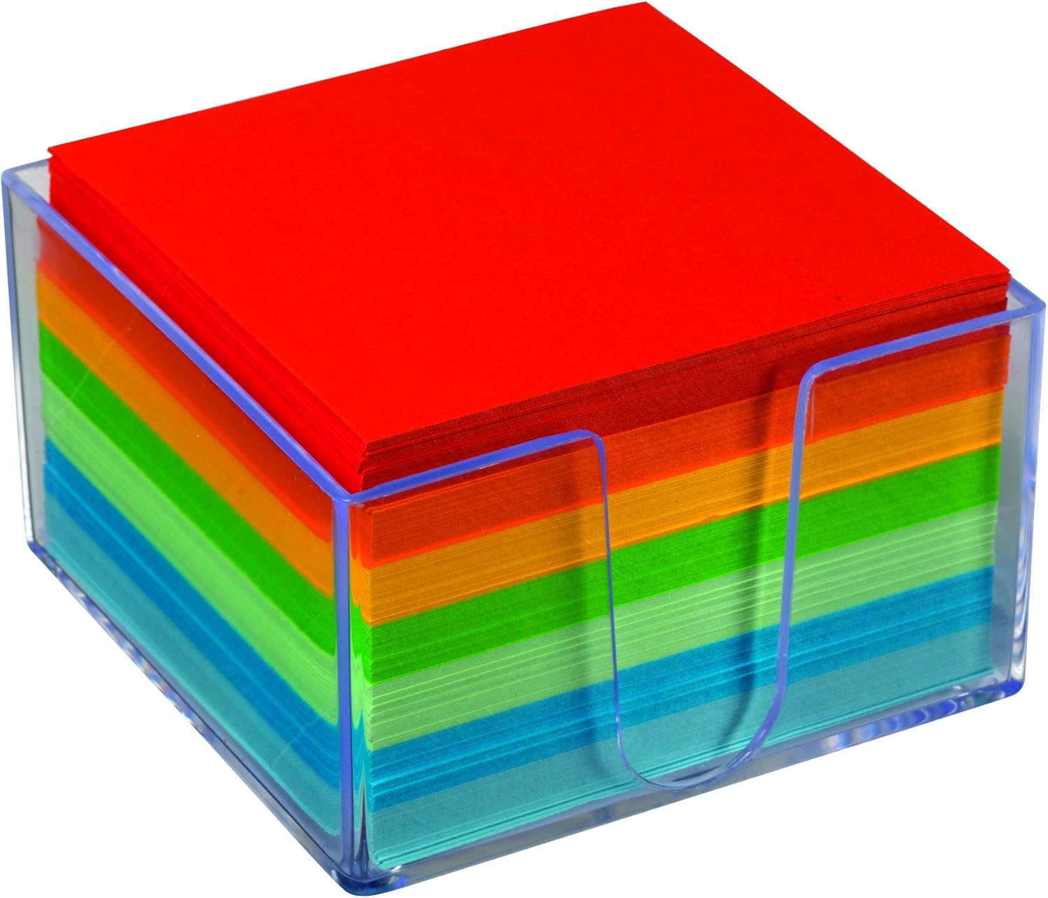 Staples® Assorted Colors Cube Memo Pad 500 Sheets