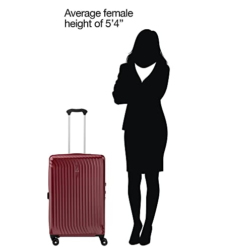 Travelpro Maxlite Air Hardside Expandable Carry on Luggage, 8 Spinner Wheels, Lightweight Hard Shell Polycarbonate Suitcase, Shadow Grey, Carry On 21-Inch