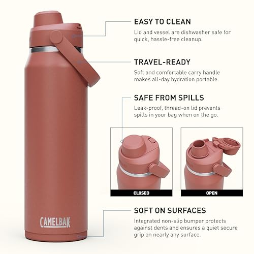 CamelBak Thrive Chug Insulated Stainless Steel Water Bottle Sky Blue, 32oz