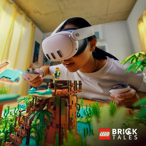 Meta Quest 3 128Gb – bahnbrechende Mixed Reality – leistungsstarke Technologie – Asgarth's Wrath 2 Bundle