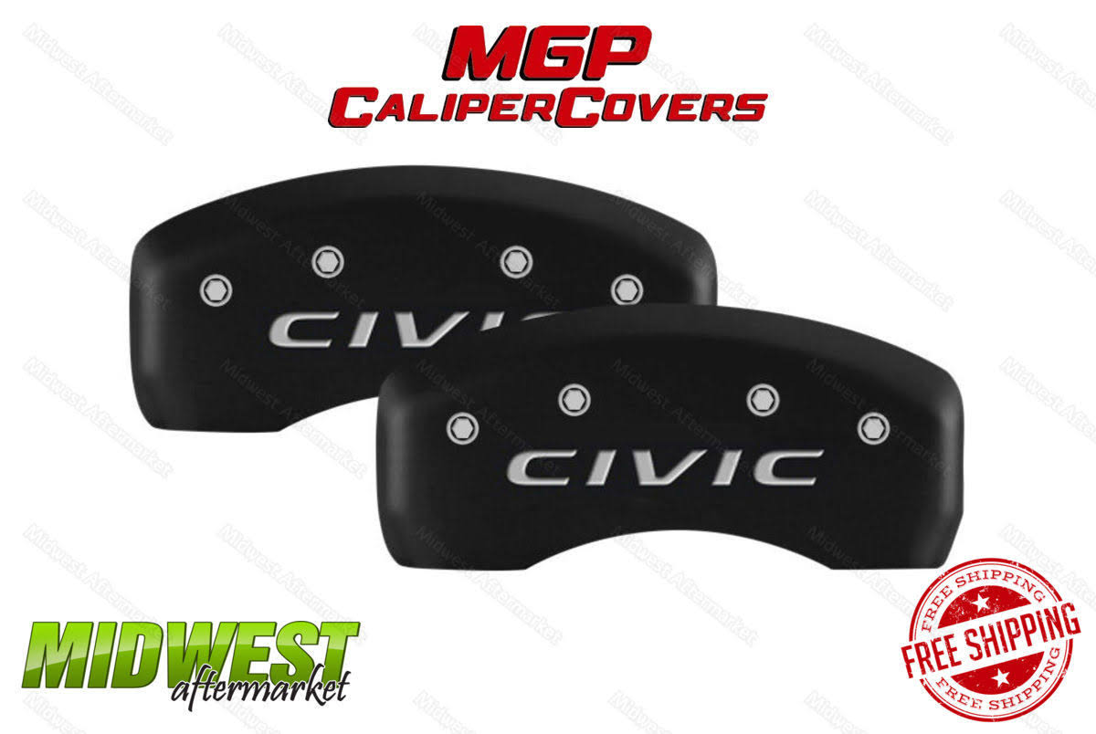 MGP Caliper Covers Honda Civic (Matte Black)