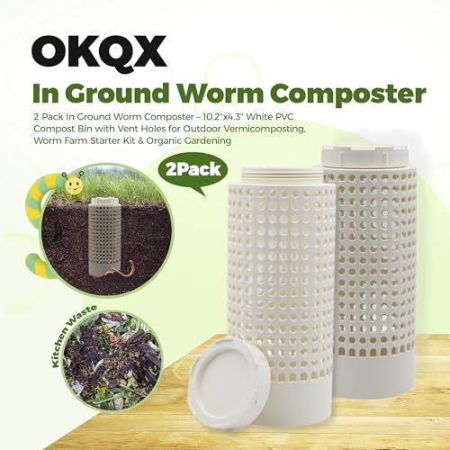 2 Pack In Ground Worm Composter – 10.2