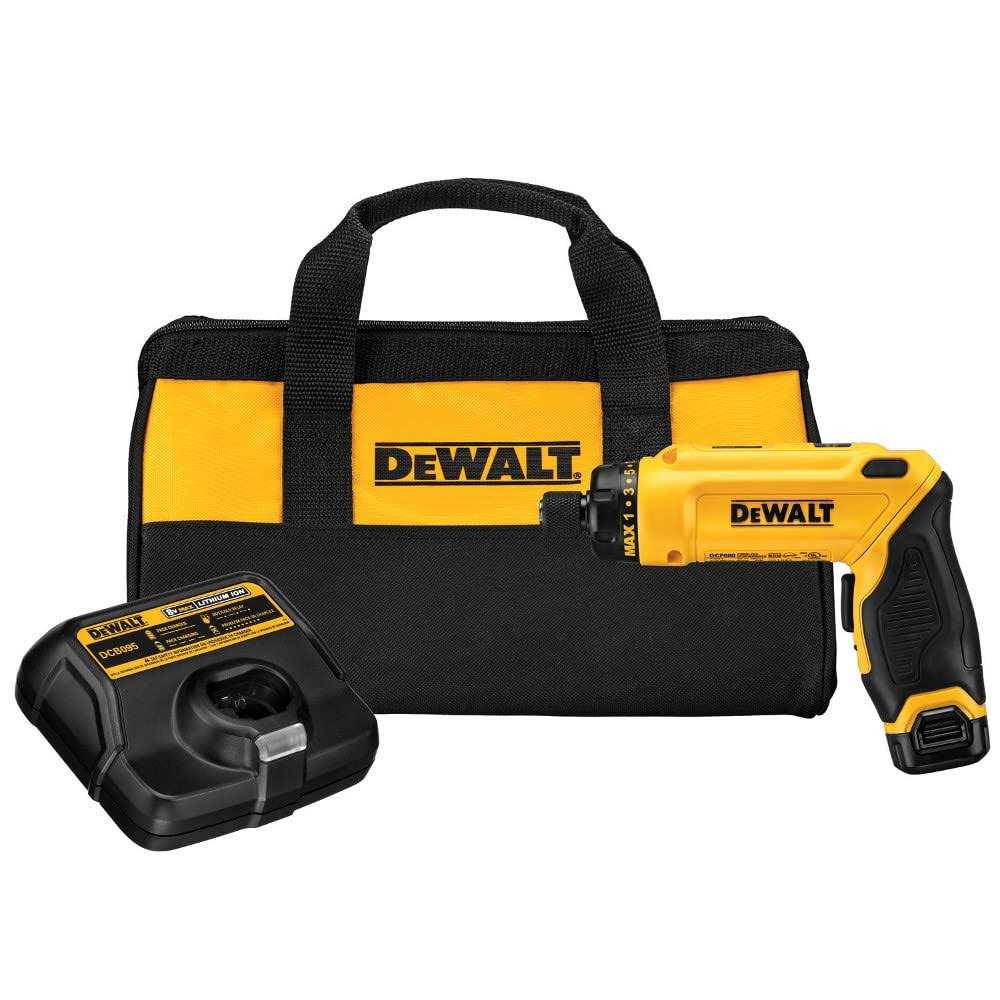 DeWalt 8V MAX Gyroscopic Cordless Screwdriver 1-Battery Kit