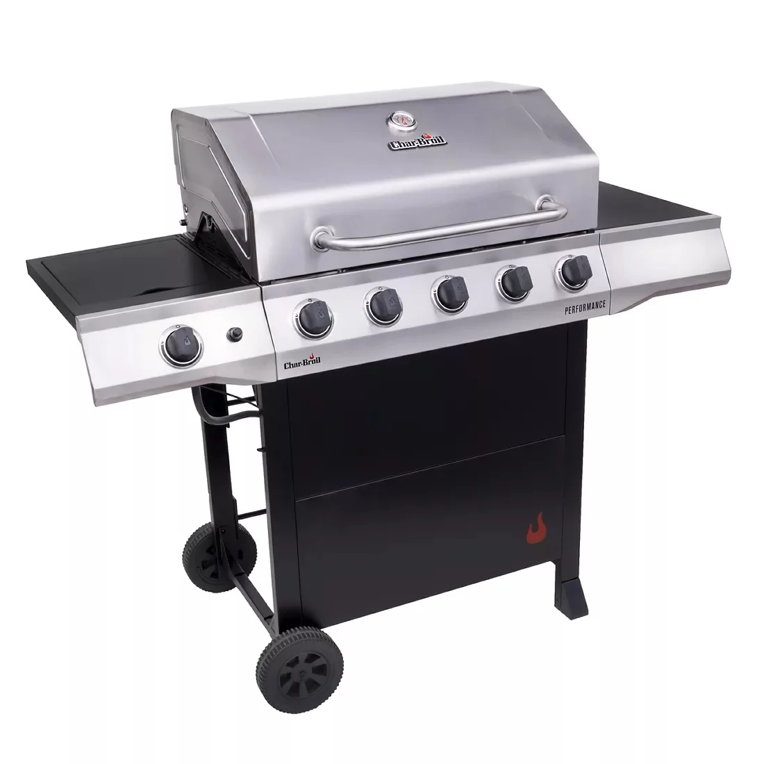 Char-Broil 463455021 Performance Series 5-Burner Gas Grill - Stainless Steel/Black