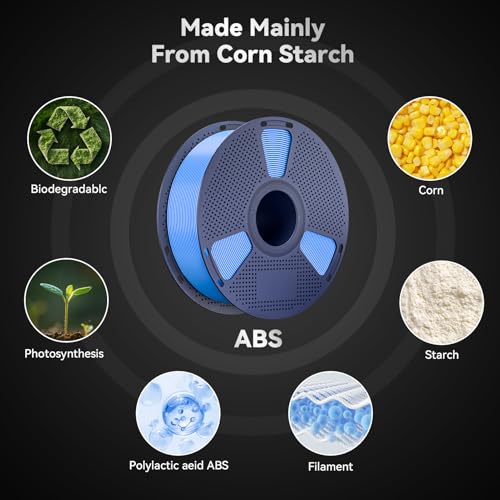 3D Printer Filament, ABS Filament 1.75mm, High Strength and Toughness, Dimensional Accuracy +/- 0.02mm, 1kg(2.2lbs) 3D Printing Filament (Gold)