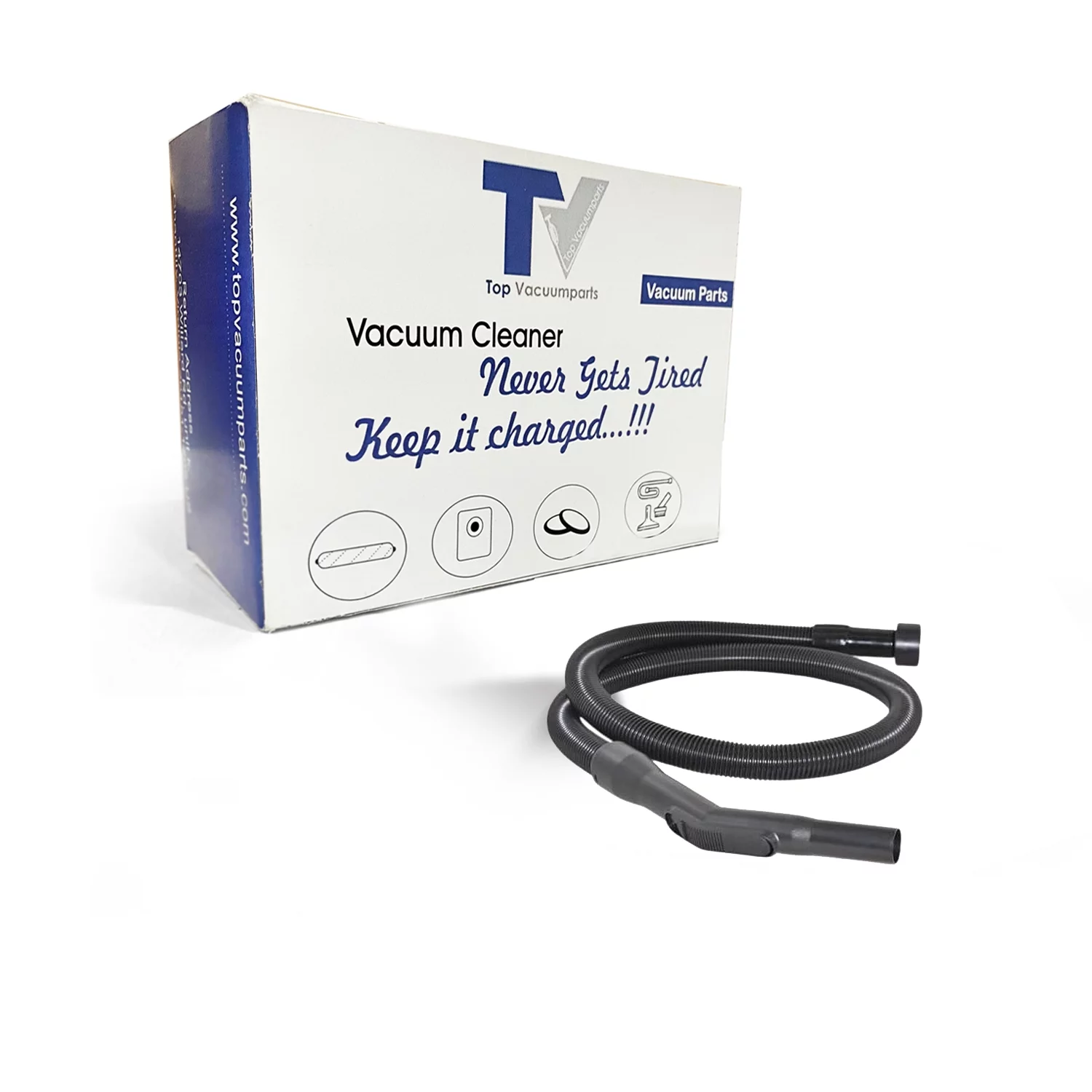 Replacement Part For Shop Vac Wet/Dry Vacuum Cleaner 1 1/4 6' Hose with Clip and Hose End 1PK # 88-1120-04