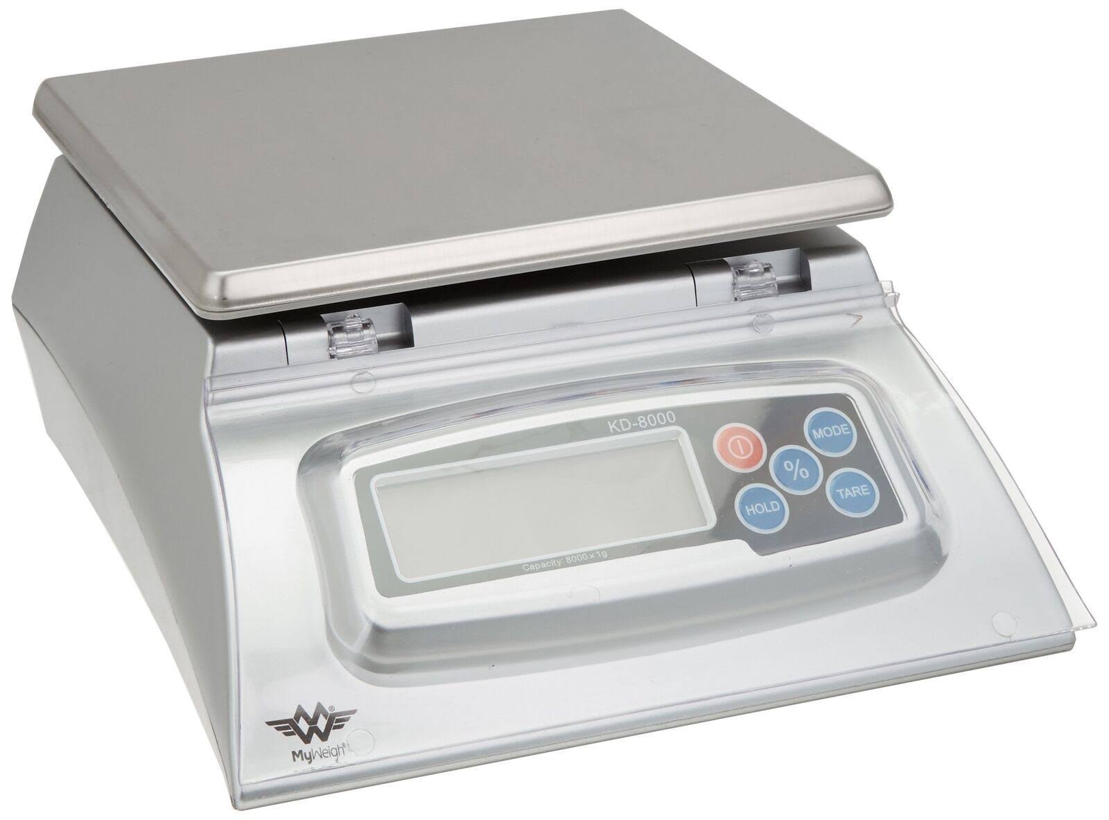 Myweigh Kitchen Scale - Bakers Math - Kd8000 by My Weight Silver