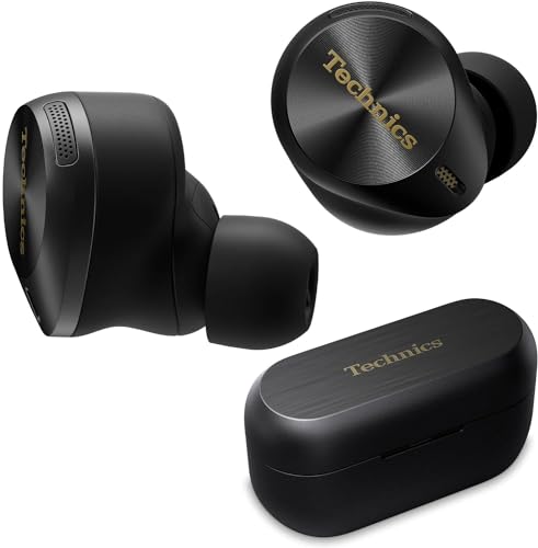 Technics Premium Hi-Fi Wireless Bluetooth Earbuds with Advanced Noise Cancelling, Multipoint Connectivity, Hi-Res Audio + Enhanced Calling