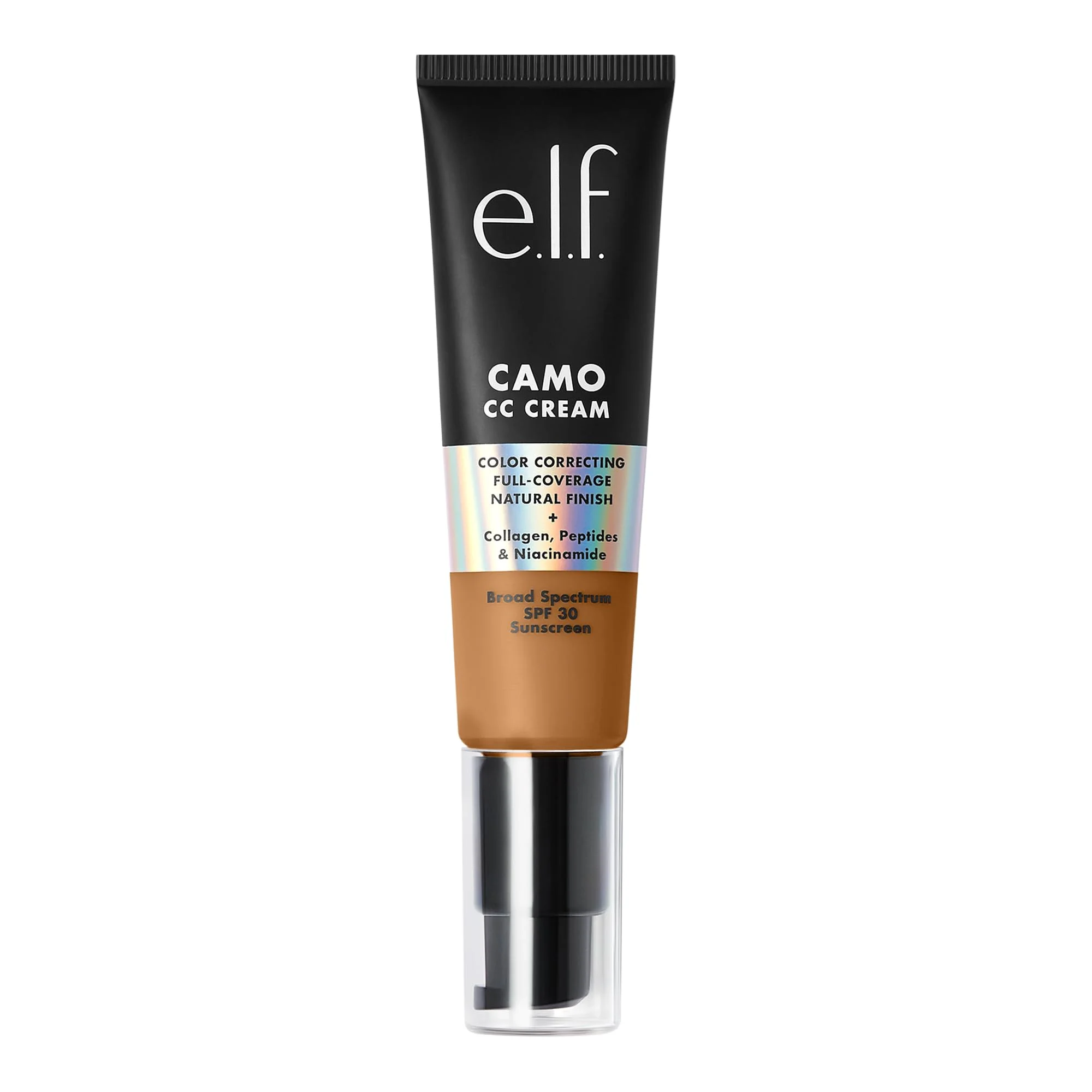 E.L.F. Camo CC Cream - Flawless Color Correcting Foundation for Radiant Skin with SPF 30 - Tan 400 W (1.05 Oz)
