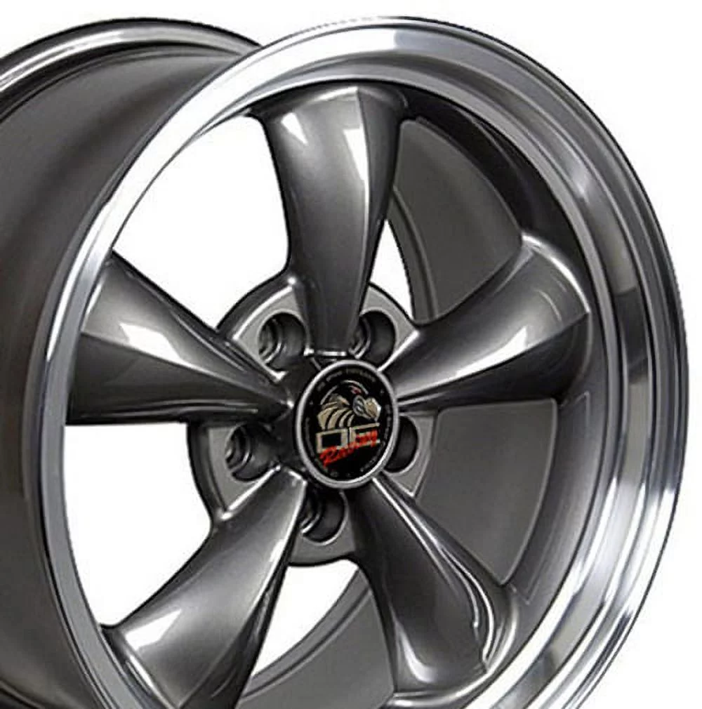17x9 OE Wheels FR01 Anthracite with Machined Lip Wheel 5x4.5 (24mm)