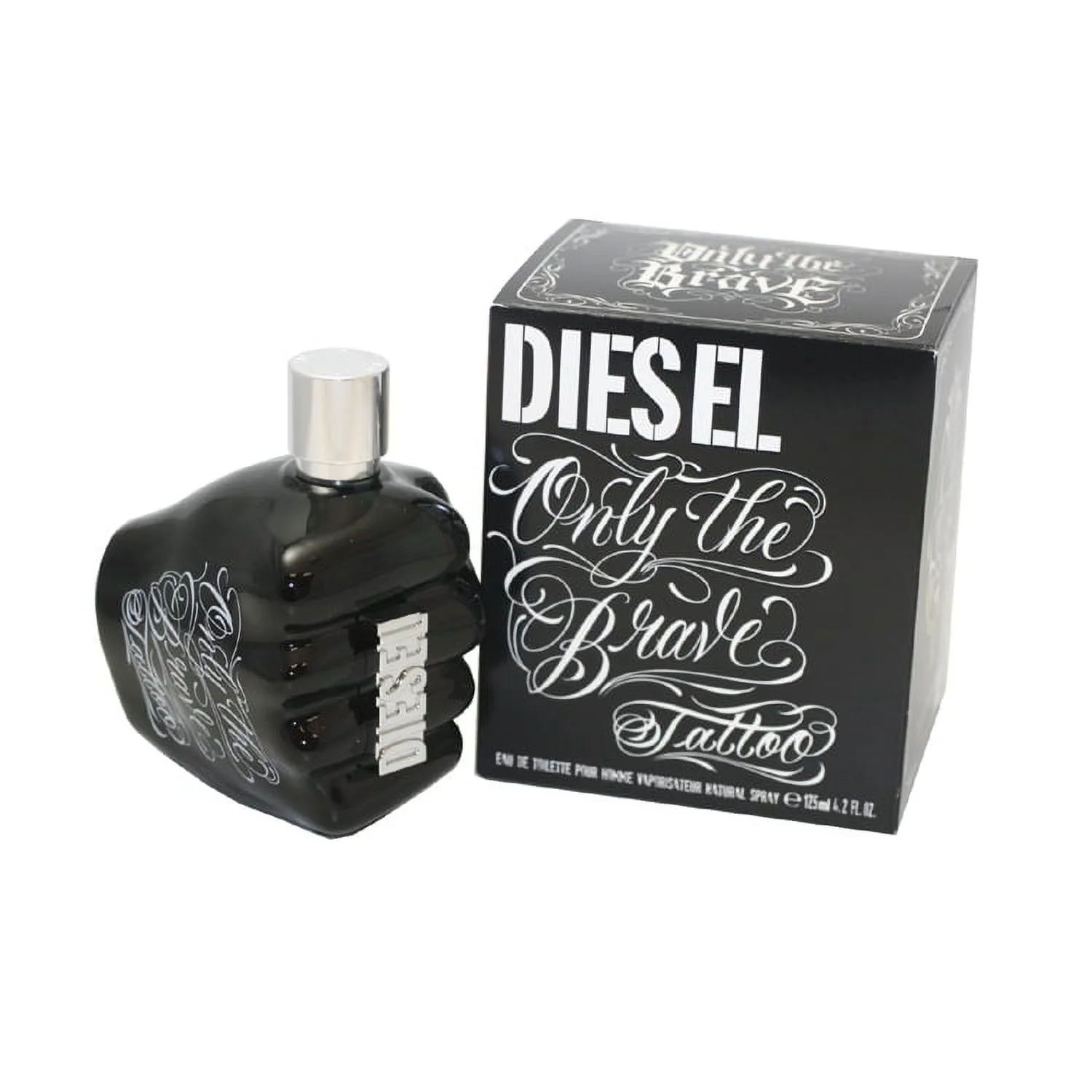 Diesel Only the Brave Tattoo Eau de Toilette Spray, Cologne for Men, 4.2 oz