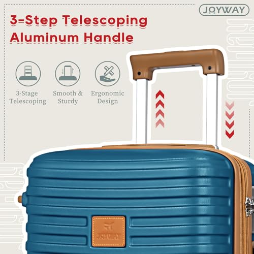 Joyway Expandable Carry on Luggage Sets Airline Approved, Lightweight Hard Shell 20 Inch Carry-on Suitcase with Spinner Wheels
