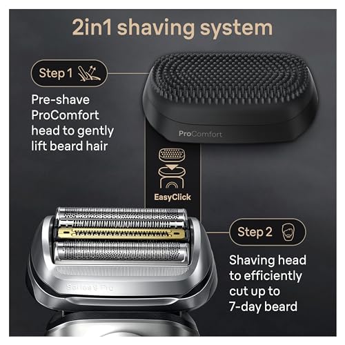 Braun Series 9 9330s Rechargeable Wet & Dry Men's Electric Shaver, Battery Powered