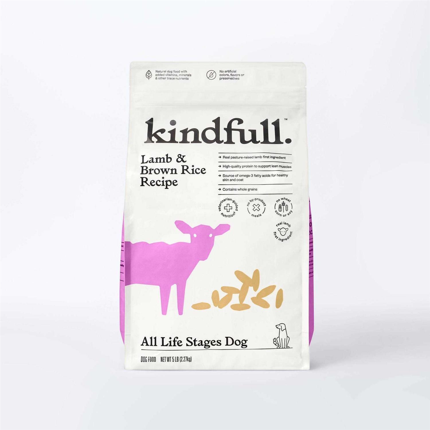 Kindfull Lamb & Brown Rice Recipe Dry Dog Food - Pet Supplies online store