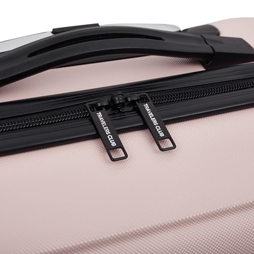 Travelers Club Skyline Spinner Luggage, Gray, 22-Inch Carry-On