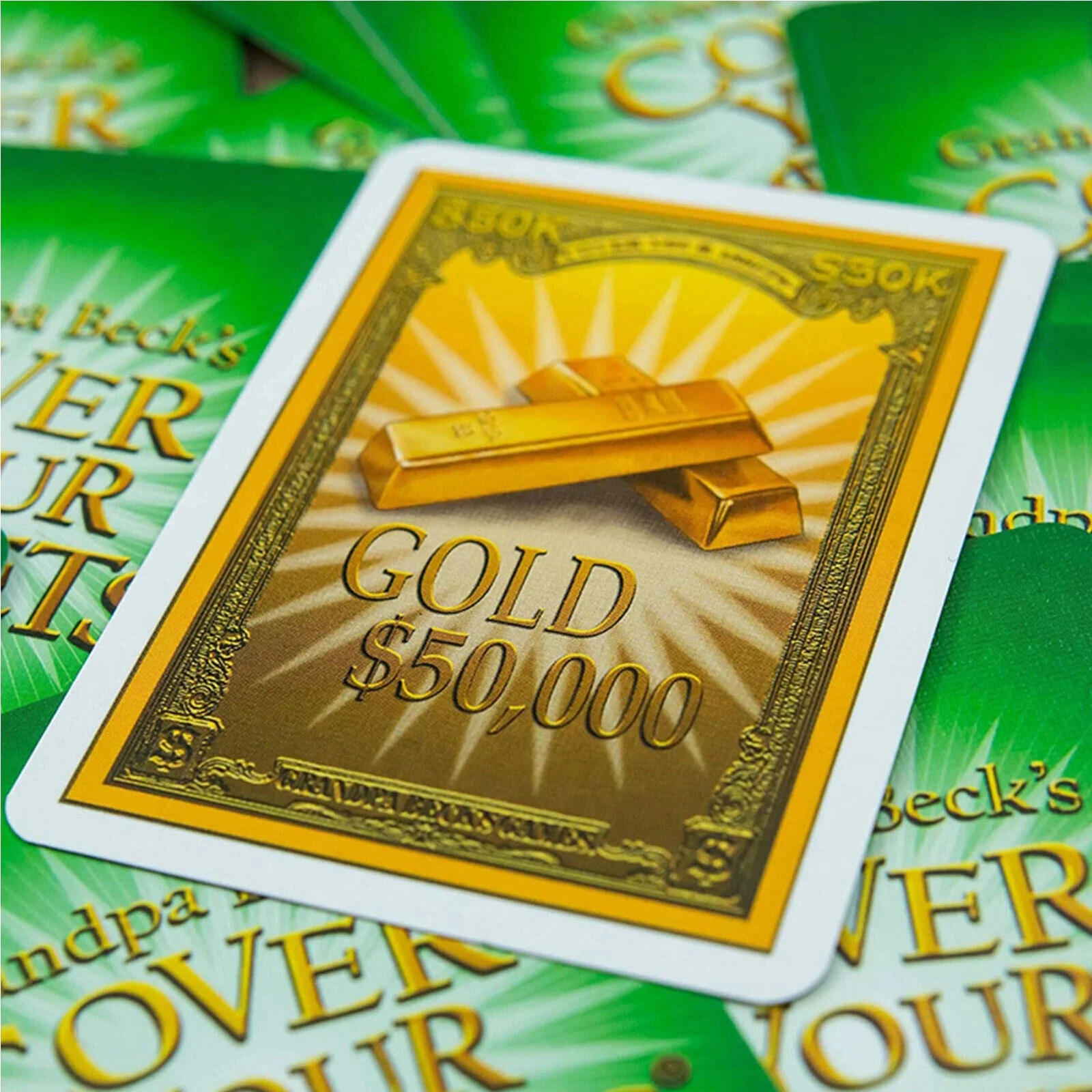 Grandpa Becks Cover Your Assets Card Game Fun Family-Friendly Set Collecting Toy