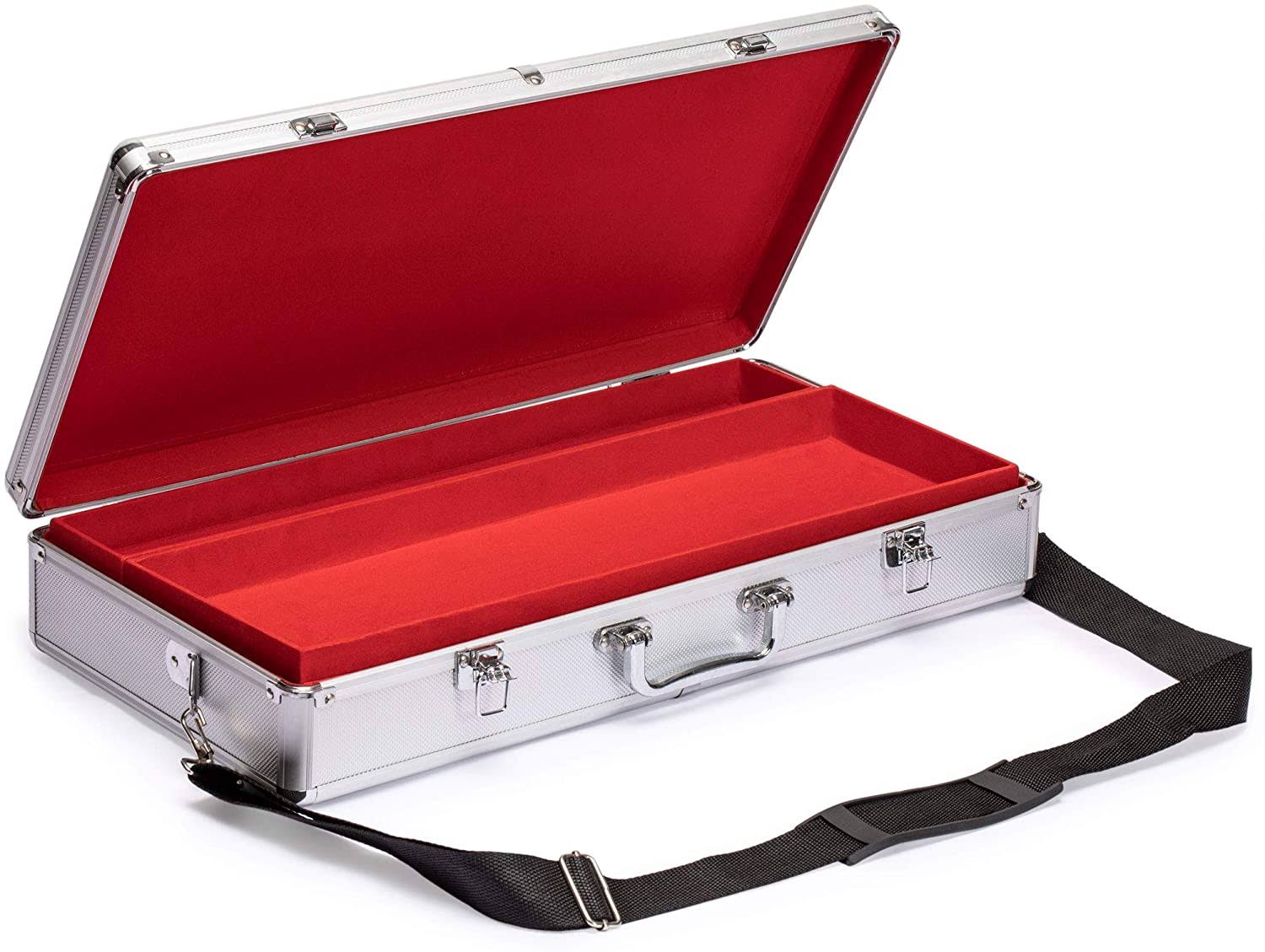 Aluminum Case with Shoulder Strap for Mahjong Set - Presidential