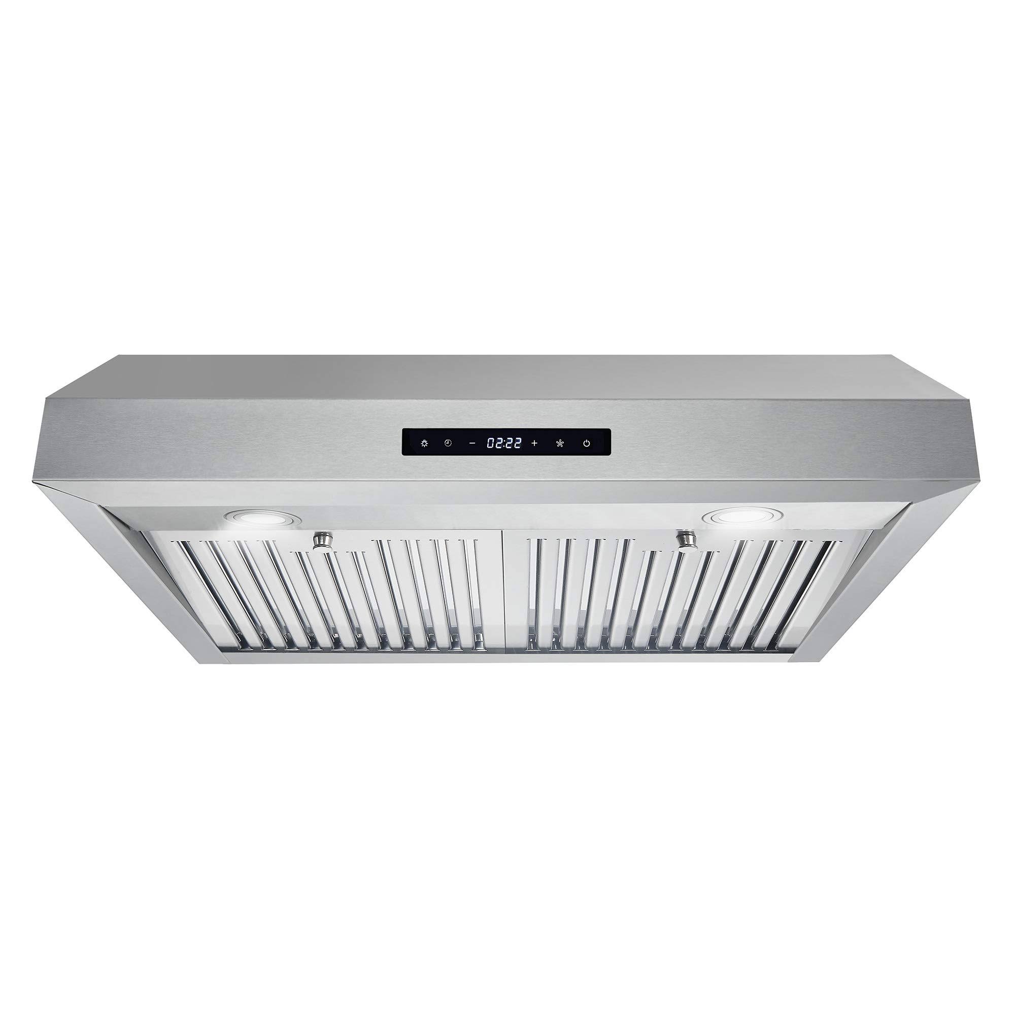 Cosmo UMC30 Stainless Steel Under Cabinet Range Hood, 30