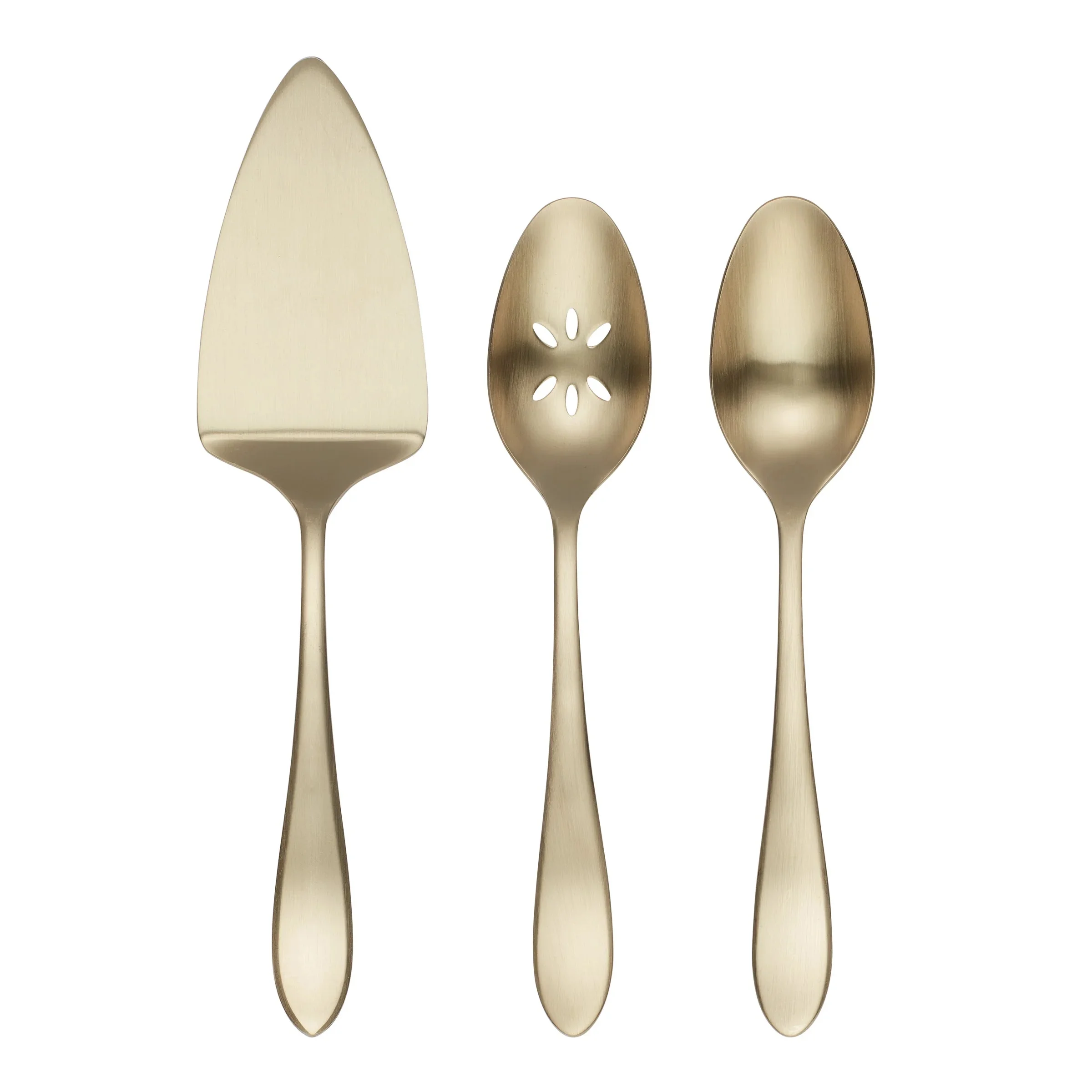 Cambridge Silversmiths Waldwick Champagne Satin 3-Piece Hostess Set