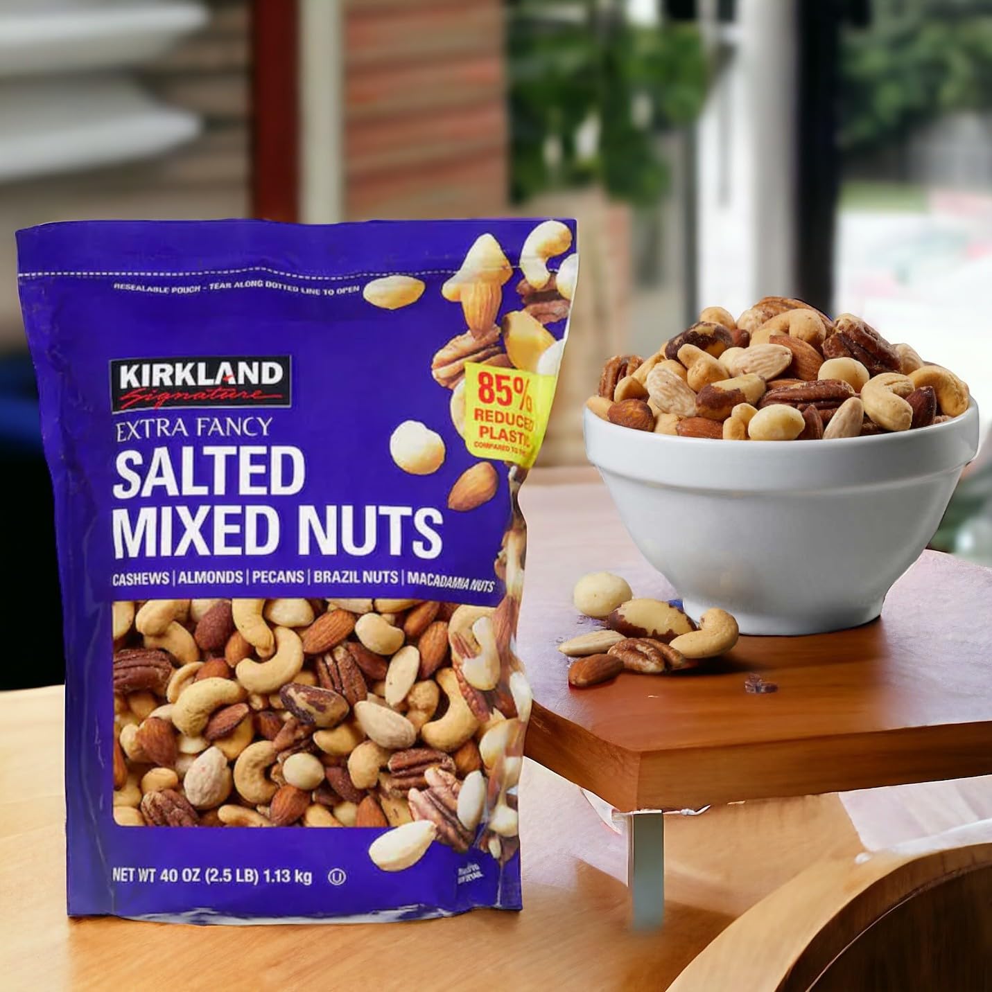 Generic Kirkland Signature Extra Fancy Mixed Nuts, Salted, 2.5 lbs