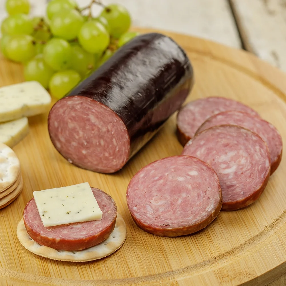 Summer Sausage Plain from Amish Country Slice and Enjoy Pack of 2