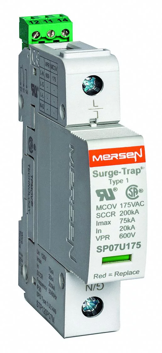 Mersen Surge Protection Device,120VAC,1Ph  STP120P07