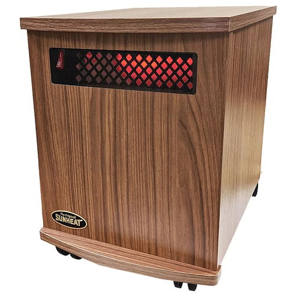 Sunheat  USA1500 5 Year Warranty Infrared Fully Heater, American Walnut
