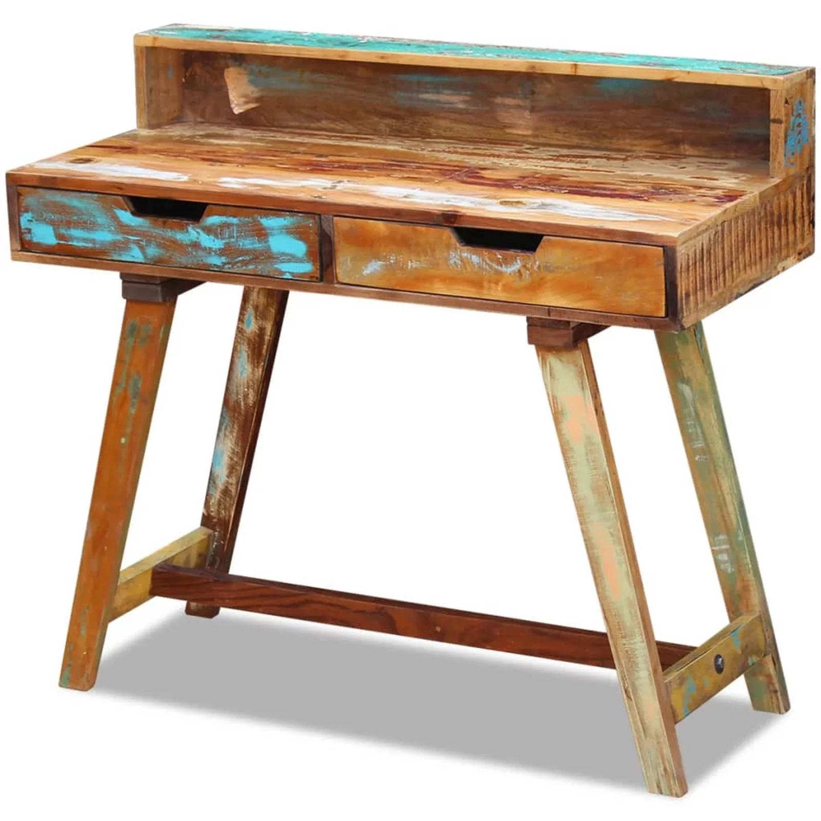 Carevas Desk Solid Reclaimed Wood