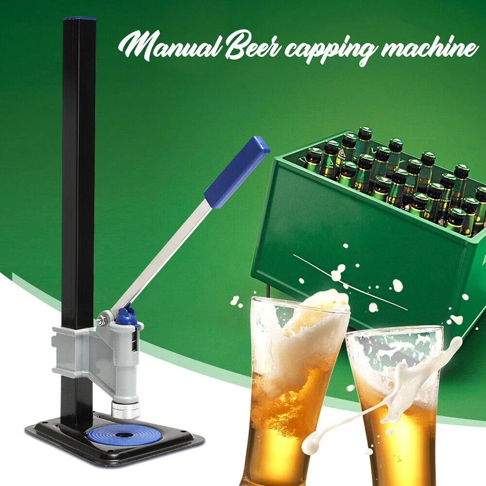 ANQIDI Professional Beer Capping Machine Manual Drink Cap Soda Sealing Glass Bottle Capper Aluminum Alloy