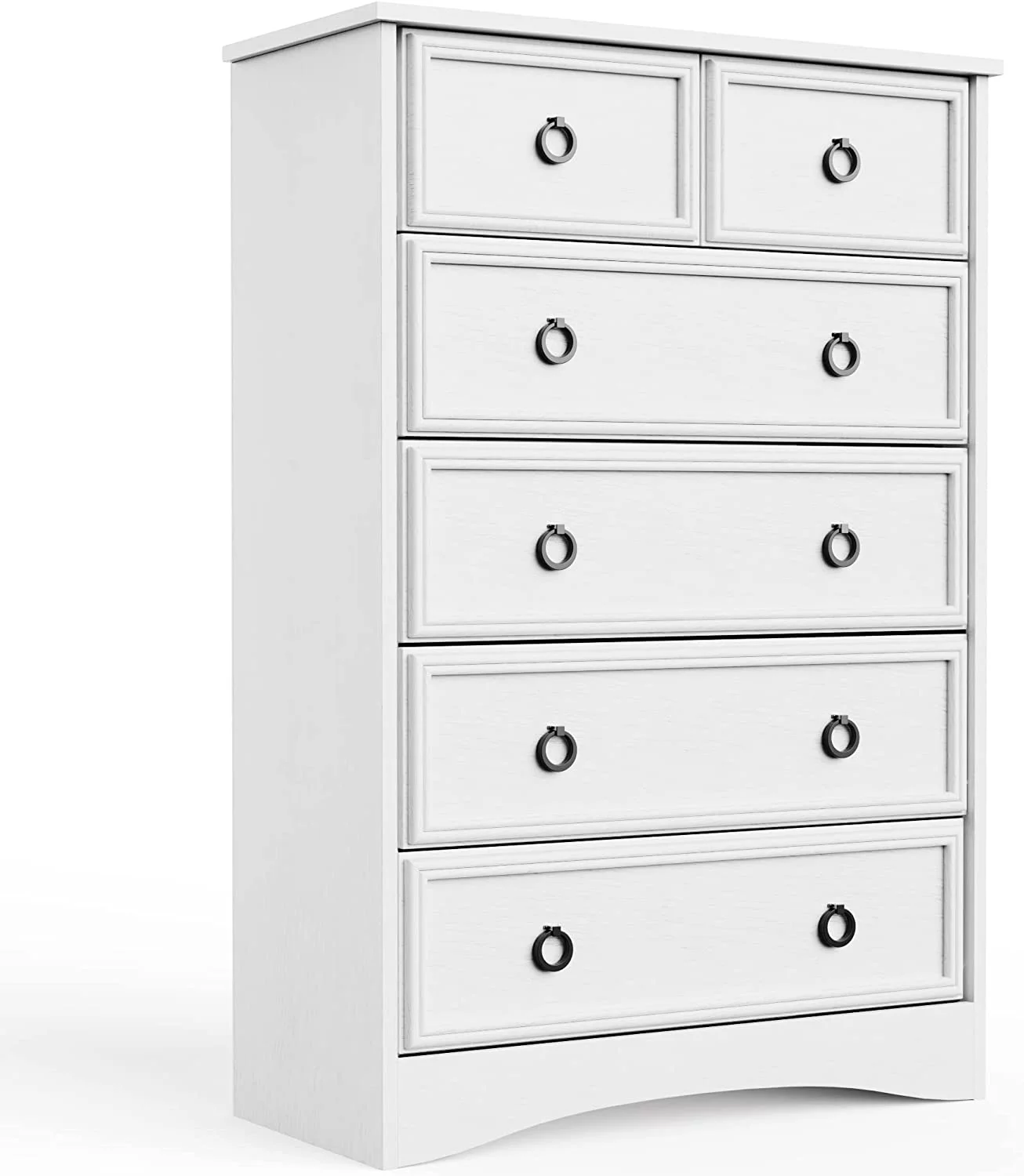White Dressers, Modern Tall Chest of Drawers for Bedroom, 6 Drawer Dressers Organizers and Storage for Clothes