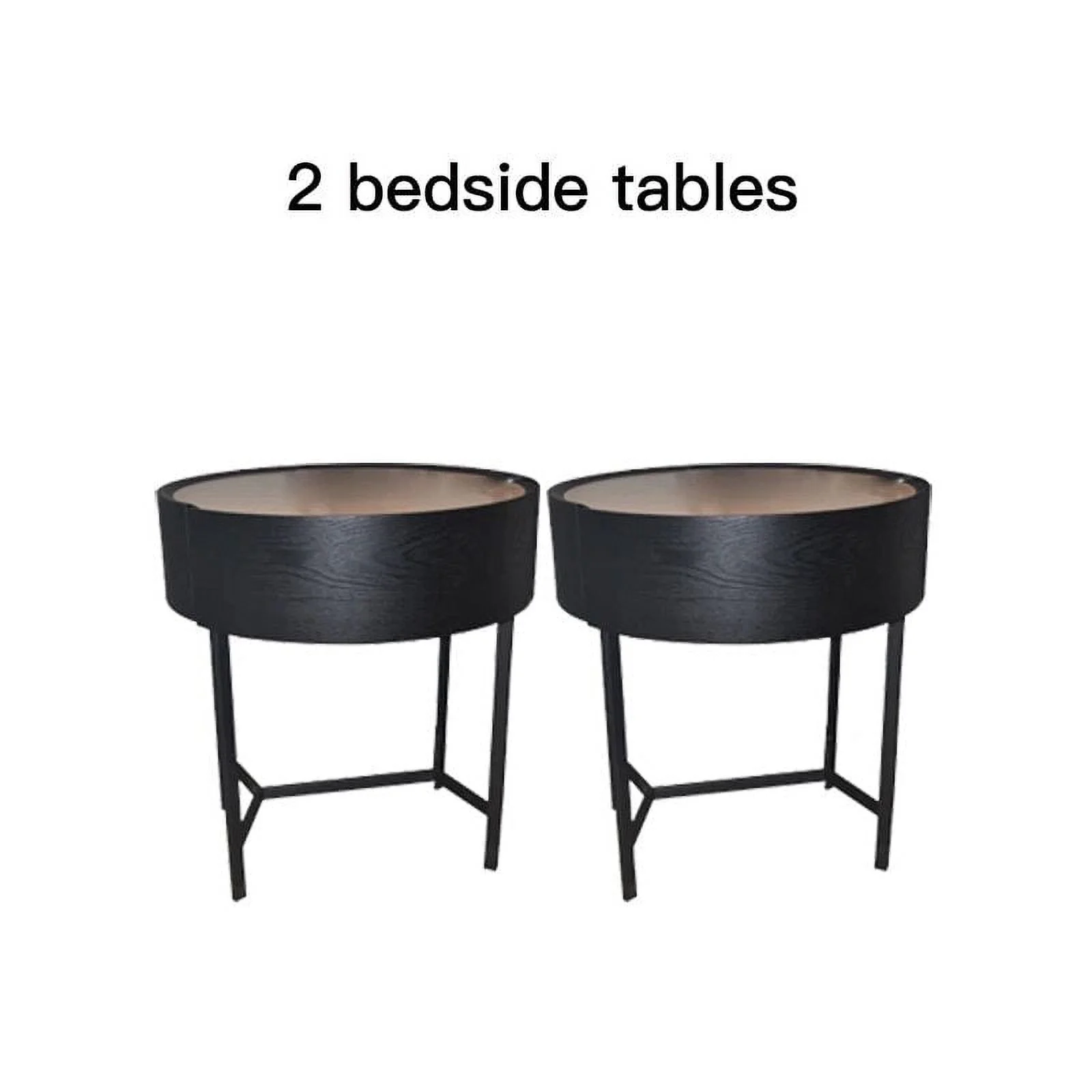 Nordic CAMA Modern Simple King Size Bed Frame Queen Bed Black Leather Wooden Double Bedroom Furniture Set Мебель Дл&