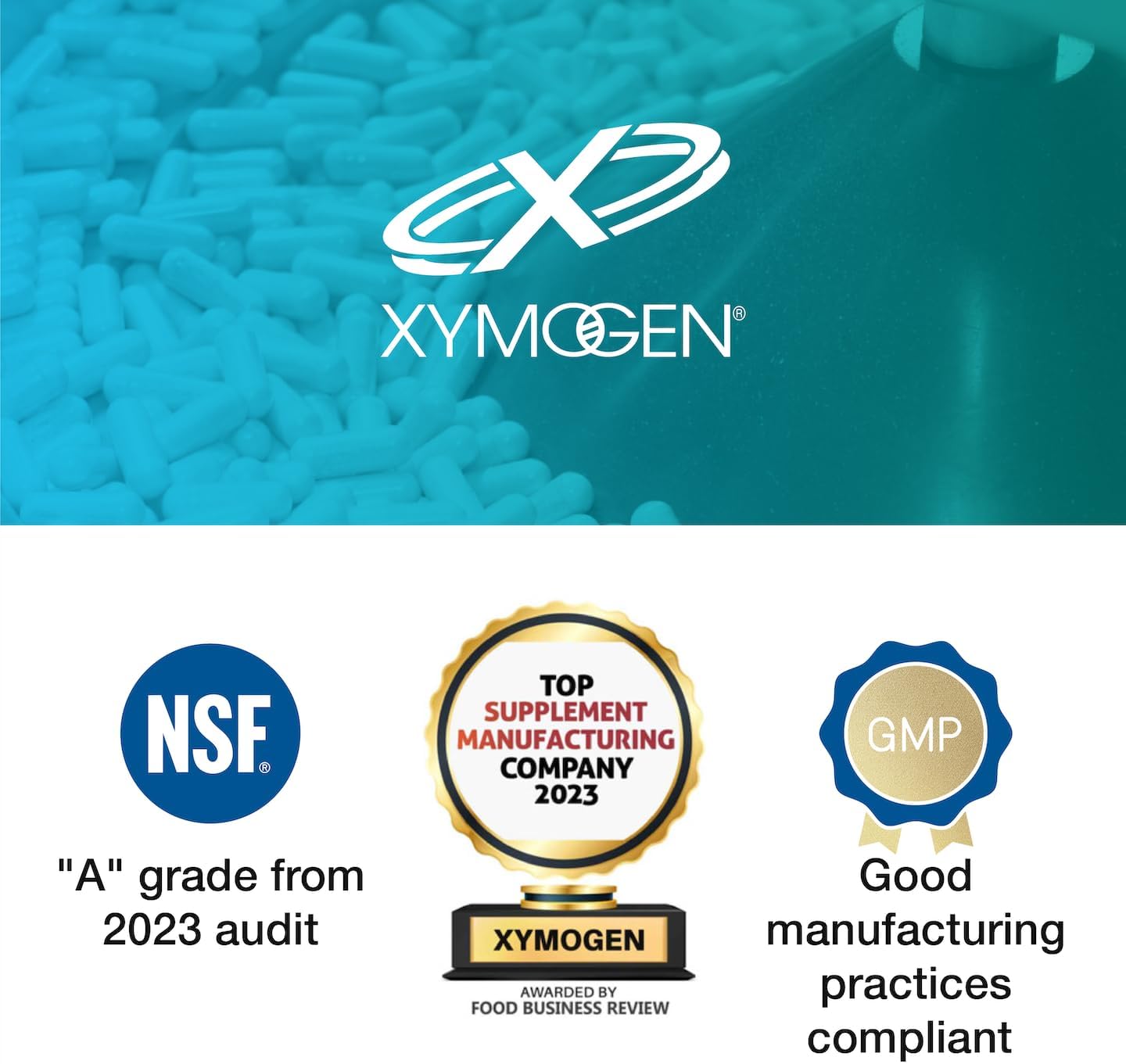 XYMOGEN Candicidal - Natural Support for Healthy Microbial Balance and GI Health - Oregano Extract, Sodium Caprylate, Ginger + Turmeric Extract, Olive Leaf Extract (60 Capsules)