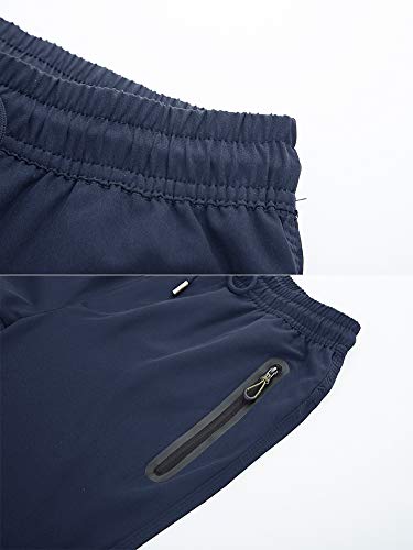 YSENTO Mens Track Pants Quick Dry Lightweight Joggers Athletic Hiking Pants Zipper Pockets