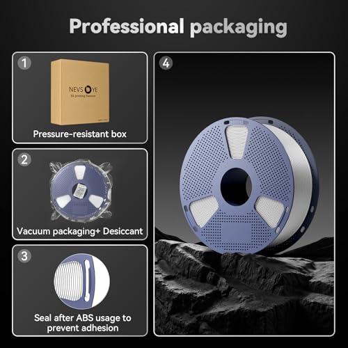 3D Printer Filament, ABS Filament 1.75mm, High Strength and Toughness, Dimensional Accuracy +/- 0.02mm, 1kg(2.2lbs) 3D Printing Filament (Gold)