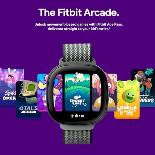 Fitbit Google Ace LTE - Kids Smartwatch with Call, Message, GPS, and Activity-Based Games, Ace Pass data plan required - Mild - Strange Arcade