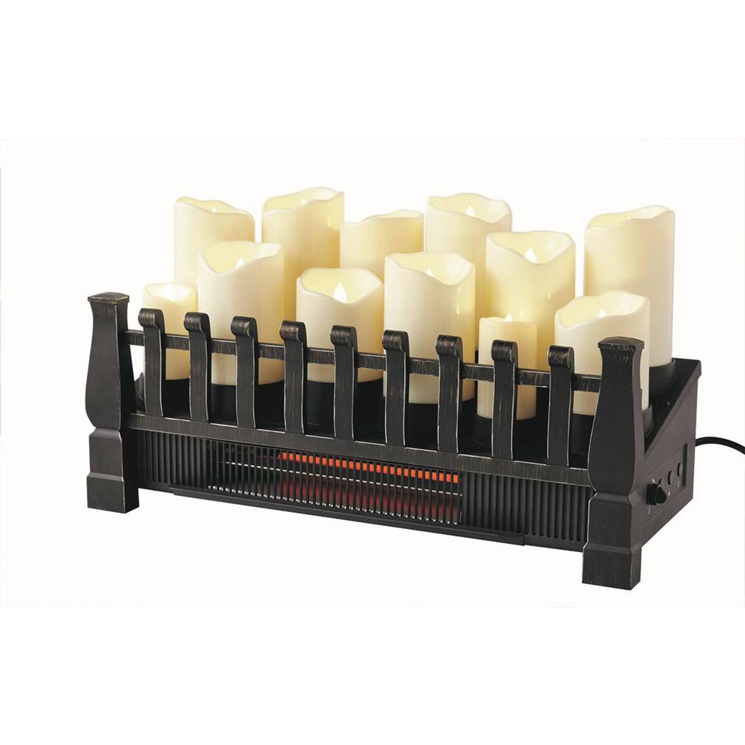 Duraflame Infrared Quartz Candelabra Heater with Flame Effect