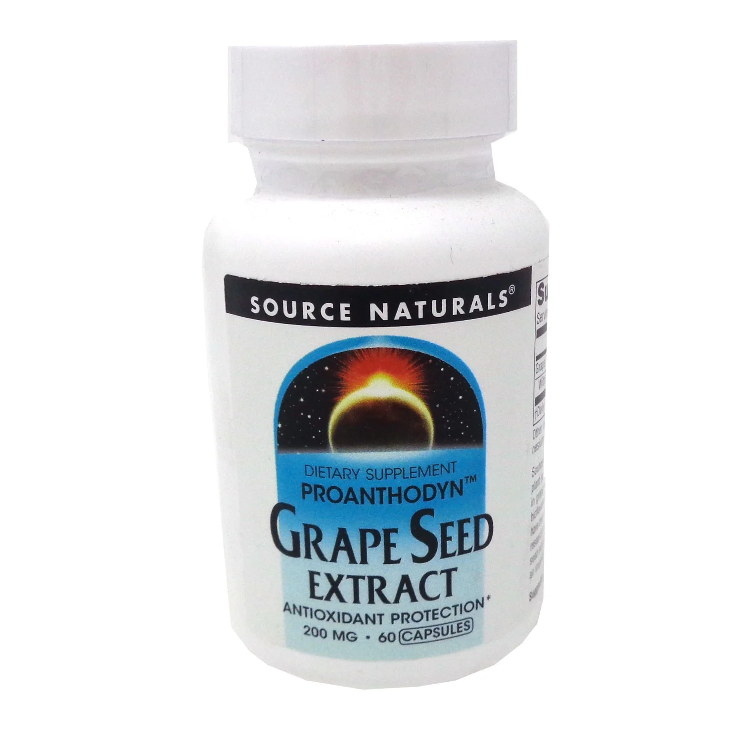 Source Naturals Grape Seed Extract (Proanthodyn) 200mg - 60 Capsules